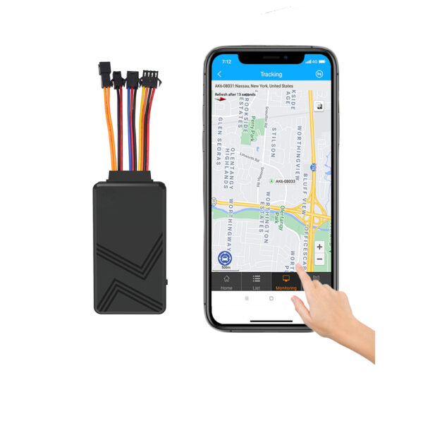 4G Wired Car GPS Tracker for Vehicles with One Month Subscription Real-Time Hardwired Car Tracking Device Hidden for Trailer Truck Motorcycle Fleet Location Locator with Ignition Kill Switch